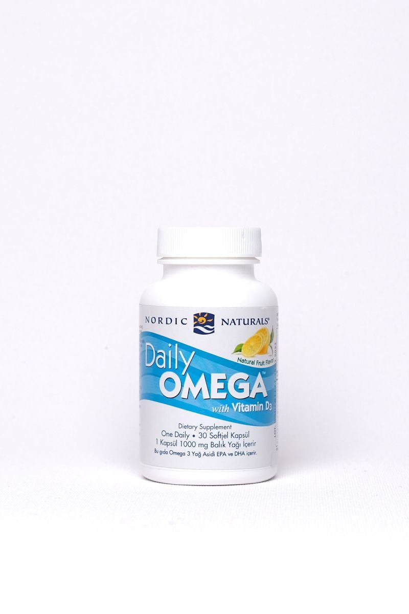 Nordic Naturals Daily Omega+Vitamin D3 1000 MG 30 Softjel