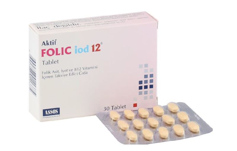 Assos İlaç Folic Iod 12 30 Tablet