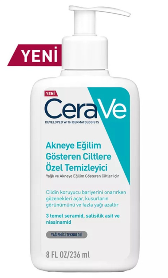 Cerave Akneye Eğilim Gösteren Ciltler Için Özel Temizleyici 236ml