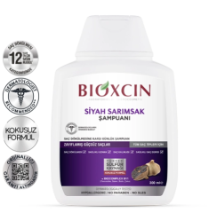 Bioxcin Quantum Saç Dökülmesine Karşı Siyah Sarımsak Şampuanı 300 ml