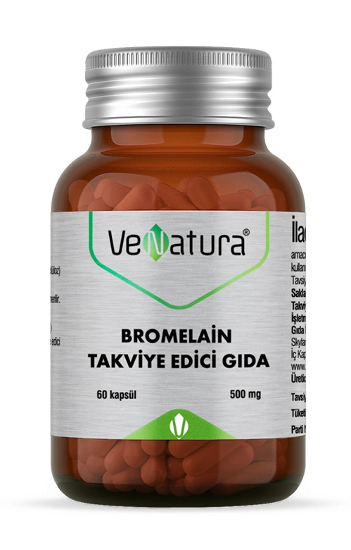 VeNatura Bromelain Takviye Edici Gıda 60 Kapsül