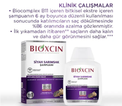 Bioxcin Quantum Saç Dökülmesine Karşı Siyah Sarımsak Şampuanı 300 ml