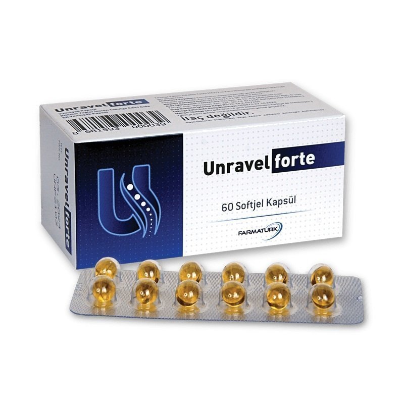 Unravel Forte 60 Softjel Kapsül