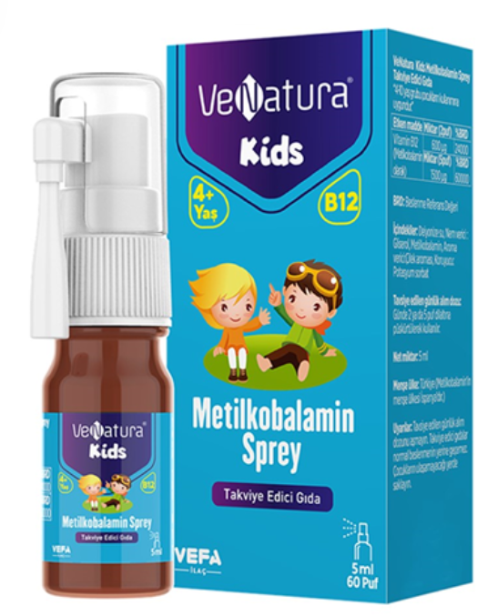 Venatura Vitamin B12 Metilkobalamin Sprey 5 ML