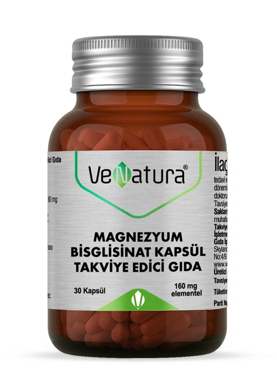 VeNatura Magnezyum Bisglisinat 30 Kapsül