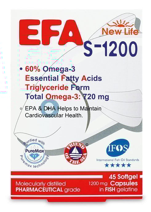 New Life Efa S-1200 Omega3 45 Kapsül