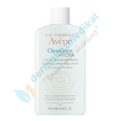 Avene Cleanance Hydra Cleansing Cream Lavante 200ml-İsotretinoin Tedavisi İçin Destekleyici Yüz Yıkama Kremi