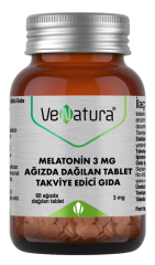 VeNatura Melatonin 3 mg 60 Ağızda Dağılan Tablet