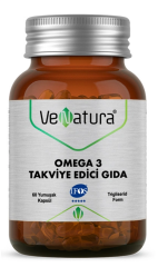 VeNatura Omega 3 Takviye Edici Gıda 60 Kapsül