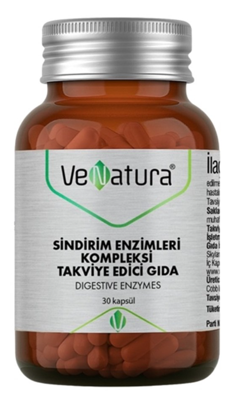 Venatura Sindirim Enzimleri Kompleksi Digestive Enzymes 30 Kapsül