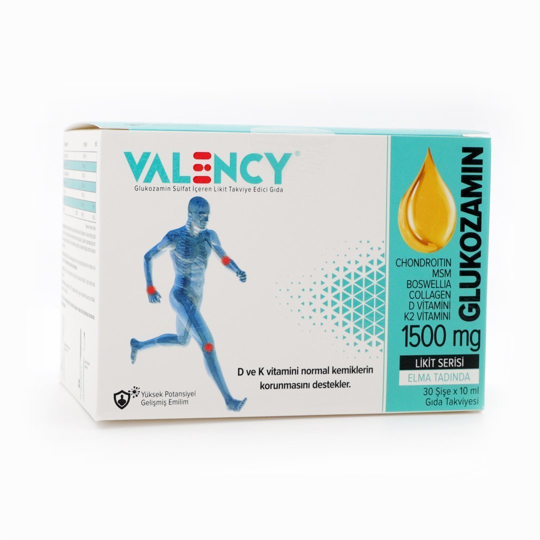 Valency Glukozamin Likit 1500mg 30 Şişe 10ml