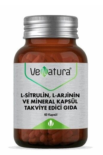 Venatura L-Sitrulin ,L-Arjinin Ve Mineral 60 Kapsül