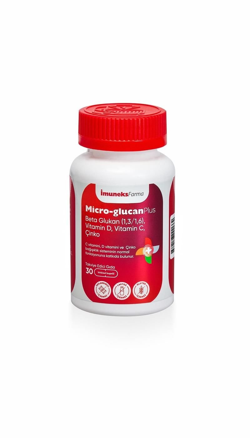 Imuneks Farma İmuneks Micro Glucan Plus Beta Glucan 30 Kapsül
