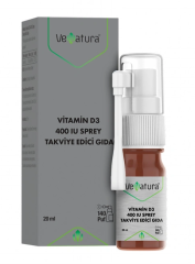 VeNatura Vitamin D3 400 IU Sprey Takviye Edici Gıda 20 ml