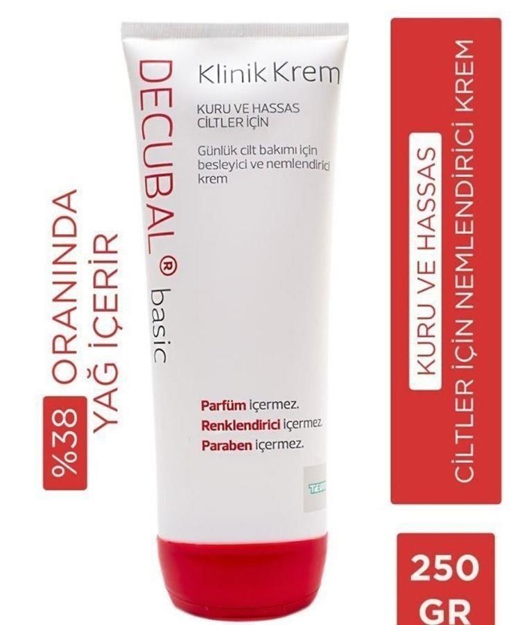 Decubal Basic Clinic Cream 250 gr Kuru ve Hassas Cilt Klinik Krem