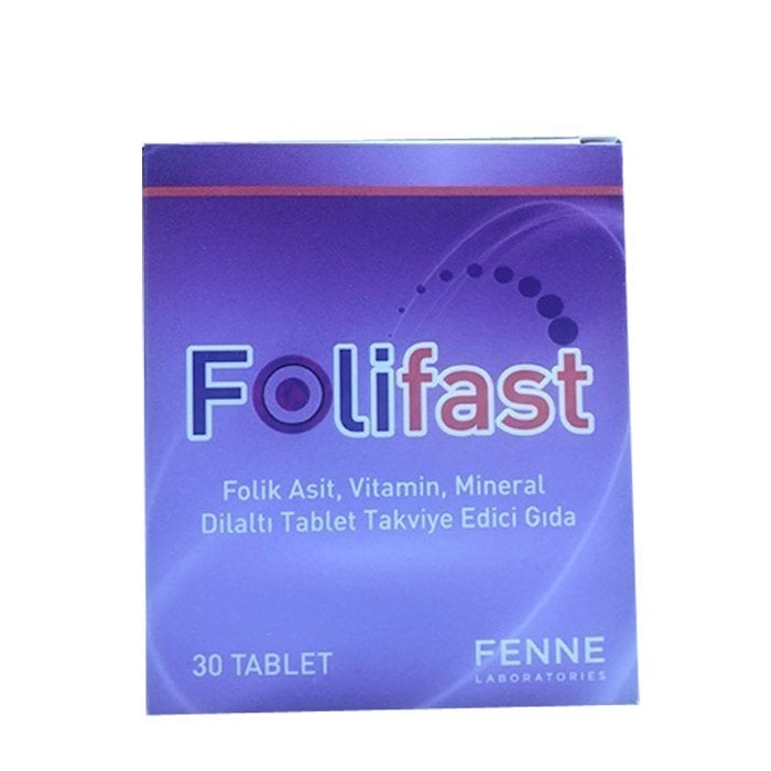 Folifast Dil Altı Tablet 30 Tablet