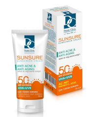 Dermo Clean Sunsure Düzensiz Ciltler İçin Spf50+ Güneş Kremi 75 ml