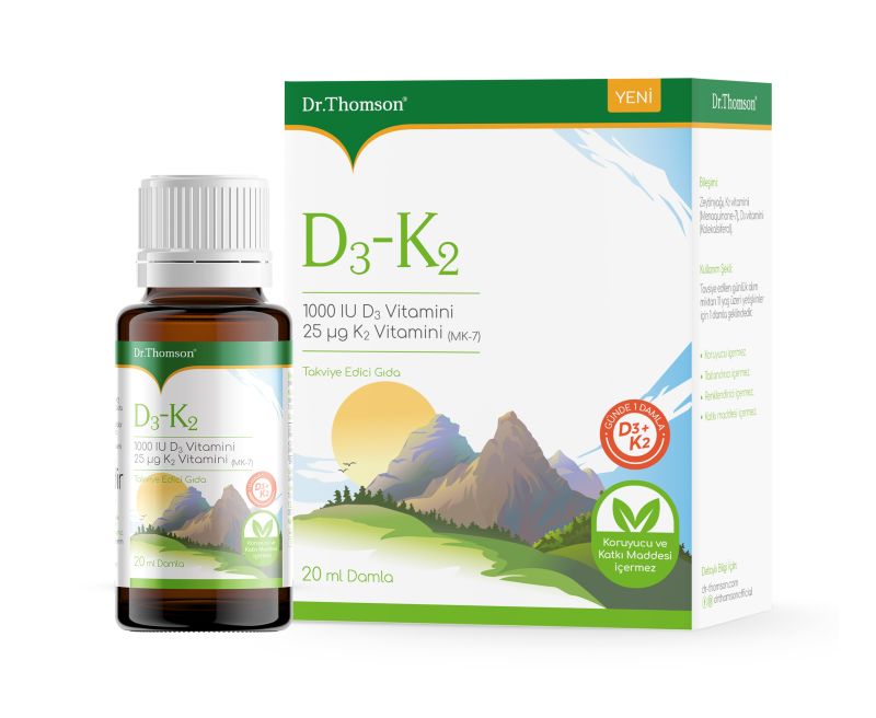 Dr.Thomson Vitamin D3K2 Damla 20 ml