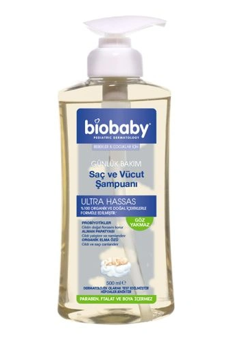 Biobaby Bebek Şampuanı (Saç ve Vücut) 500ml