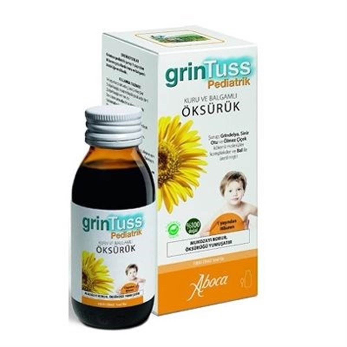 Grintuss Pediatrik Öksürük Şurubu Kids 128 gr