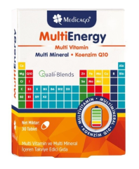 ​Medicago MultiEnergy Multivitamin Multimineral Koenzim Q10 30 Tablet