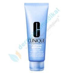 Clinique City Block Purifying Charcoal Clay Mask+Scrub 100ml