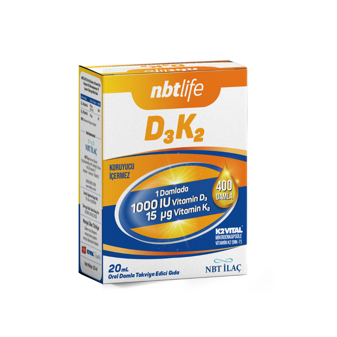 NBTLife D3K2 Damla 20ml