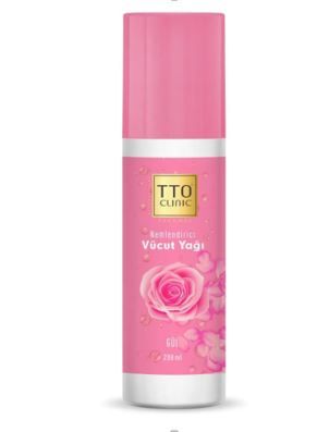 TTO Clinic Nemlendirici Gül Kokulu Vücut Yağı 200 ml