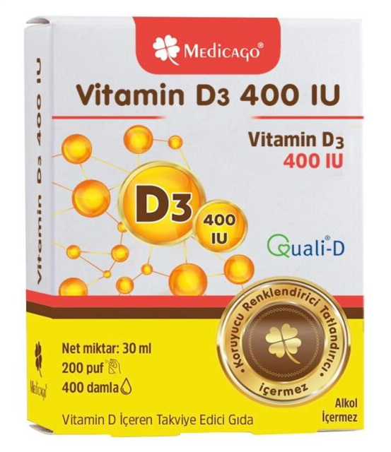 Medicago Vitamin D3 400IU Sprey 30ml