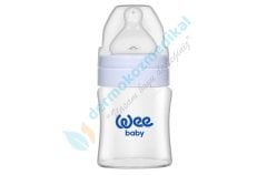 Wee Baby Isıya Dayanıklı Cam Geniş Ağızlı Biberon 120 ml