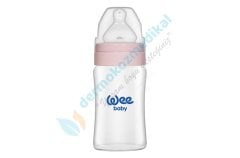 Wee Baby Isıya Dayanıklı Cam Geniş Ağızlı Biberon 180 ml