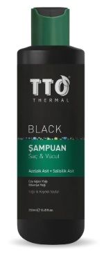 TTO Thermal Black Arındırıcı Bitkisel Şampuan 250 ml