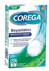 Corega Diş Protezi Beyazlatıcı Temizleyici 30 Tablet