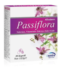 Miraderm Passiflora Takviye Edici Gıda 30 Kapsül