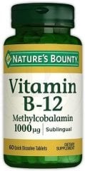 Nature's Bounty Vitamin B12 Methylcobalamin 100mcg 60 Tablet