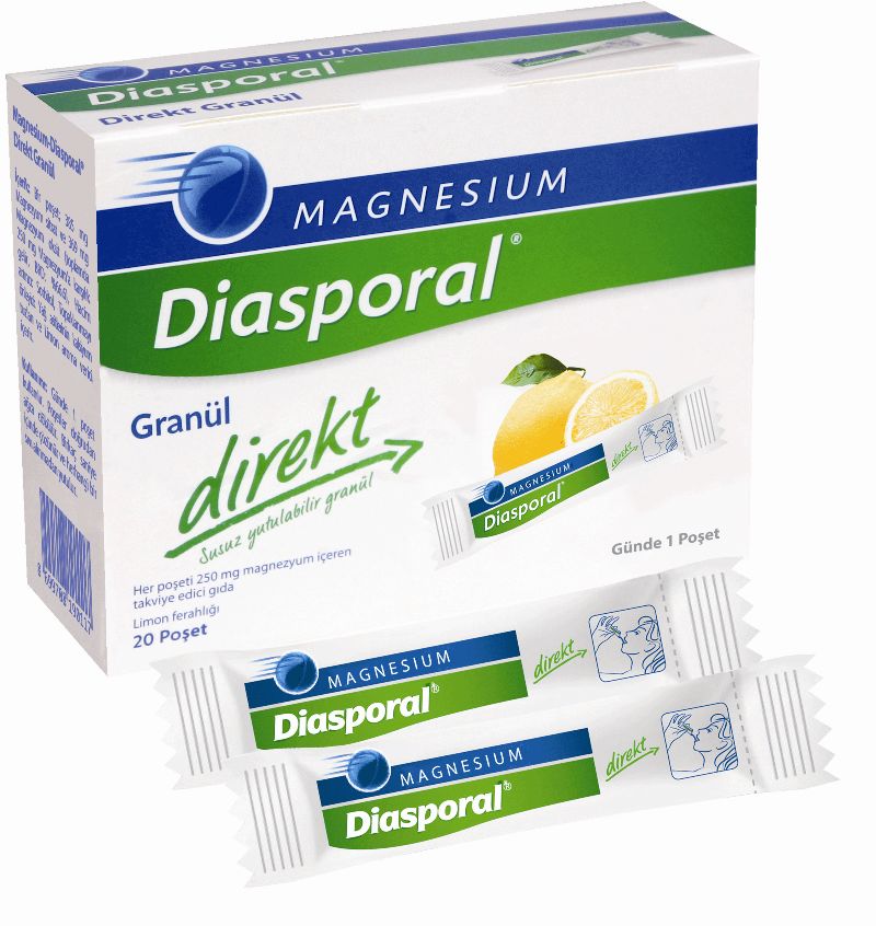 Assos İlaç Magnesium Diasporal Direkt 20 Poşet