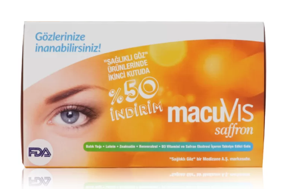 MacuVIS Saffron 30 Kapsül 2'li Paket