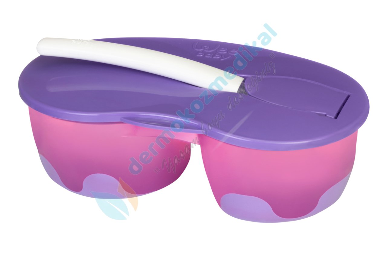 Wee Baby İki Hazneli Mama Kabı Seti