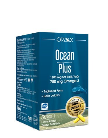 Orzax Ocean Plus 50 Kapsül 1200 mg