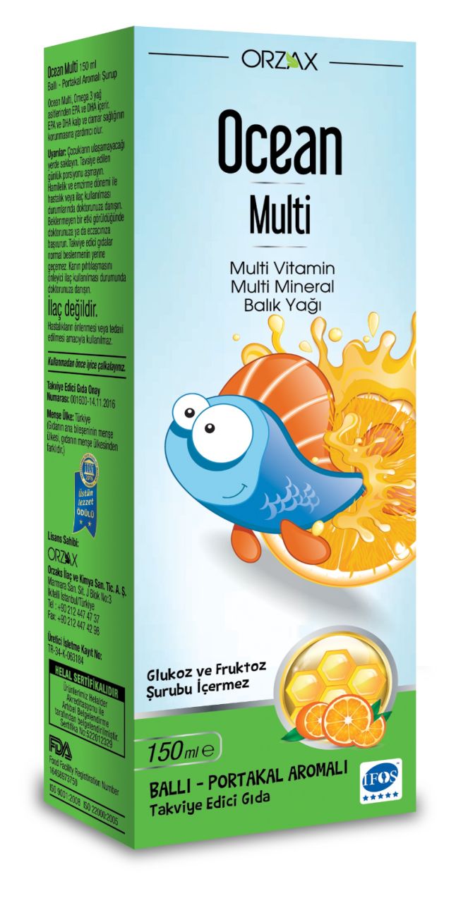 Ocean Multi Omega 3 150 ml Şurup