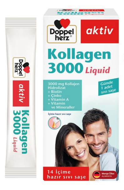 Doppelherz Aktiv Kollagen 3000 Liquid 14 Sıvı Saşe