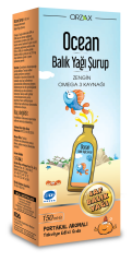 Ocean Omega 3 Portakal Aromalı 150 ml Balık Yağı Şurubu