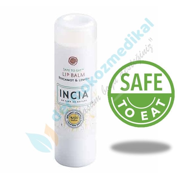INCIA Doğal Bergamot & Limonlu Dudak Besleyici 6gr