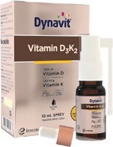 Dynavit Vitamin D3 K2 Sprey 10 ml