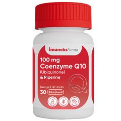 İmuneks Farma İmuneks 100 mg Coenzyme Q10 İçeren Takviye Edici Gıda 30 Kapsül