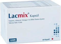 Assos İlaç Lacmix 60 Kapsül