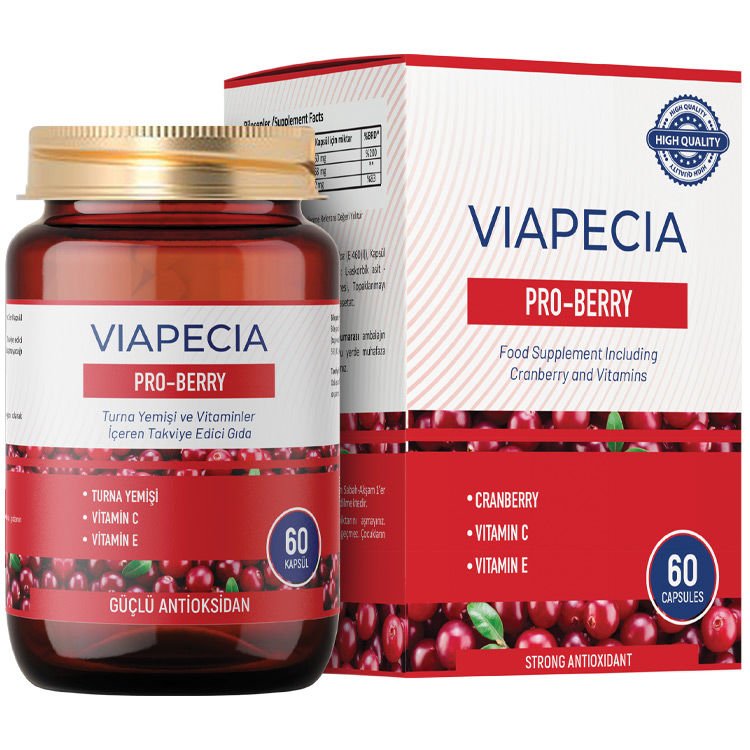 Viapecia Pro-Berry 60 Kapsül