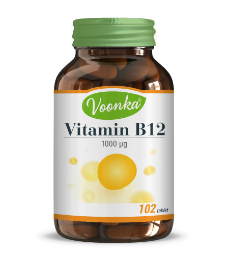 Voonka Vitamin B12 İçerikli Takviye Edici Gıda 102 Tablet