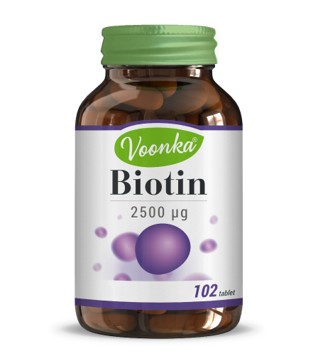 Voonka Biotin İçerikli Takviye Edici Gıda 102 Tablet