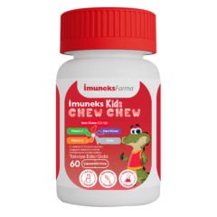 Imuneks Farma İmuneks Kids Chew Chew Takviye Edici Gıda 60 Çiğnenebilir Kapsül